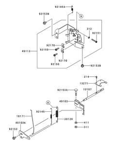 Kawasaki Fr730v-As05 Control Equipment Diagram and Parts List for Z-FORCES60 (17AI5GHD-17AI5GHD010)(2012) Cub Cadet Lawn Tractor